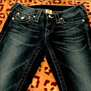 True Religion Jeans dark wash never worn.